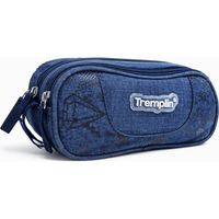 Trousse Scolaire Tromplin Double Compartiment Bleu