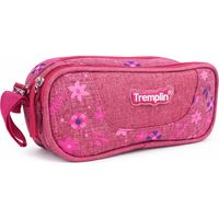 Trousse scolaire Tremplin rose à fleurs