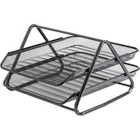 Panier à courrier 2 étages en métal