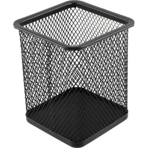 Porte stylo carré en Métal noir