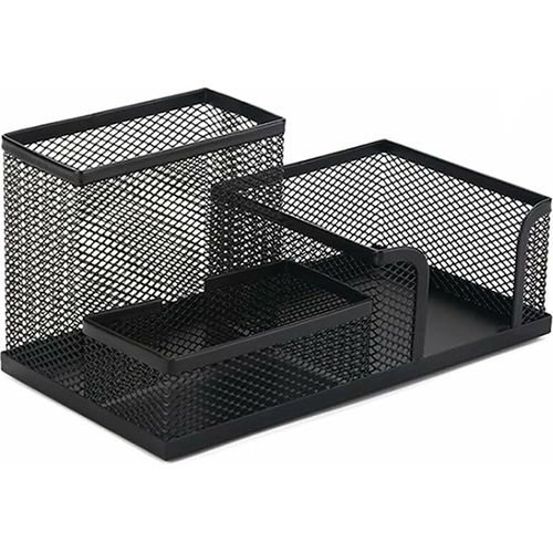 Organiseur de bureau, avec 3 compartiments en métal