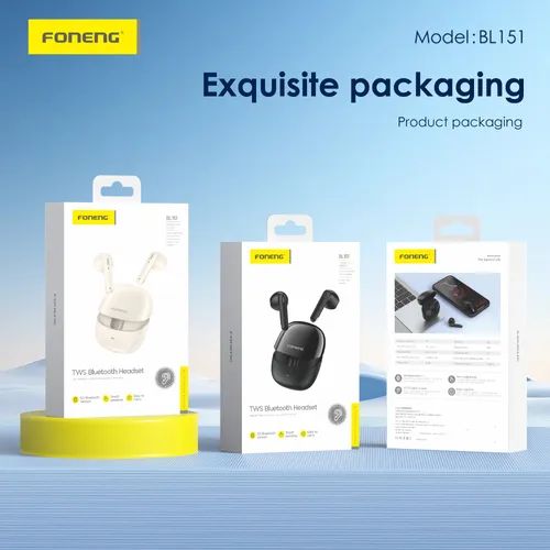 Foneng Ultra-thin Bluetooth Earphone BL135 - 2