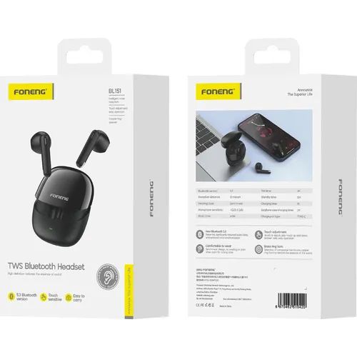 Foneng Ultra-thin Bluetooth Earphone BL135 - 3