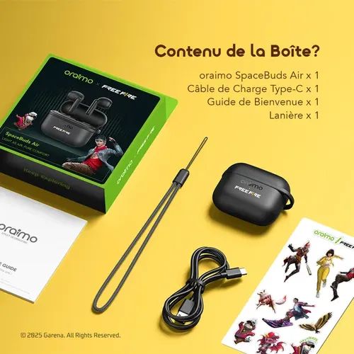 oraimo SpaceBuds Air Freefire - 3