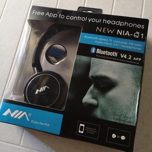 Nia ecouteurs de Sport sans fil d'origine Q1 Bluetooth ecouteurs pliables
