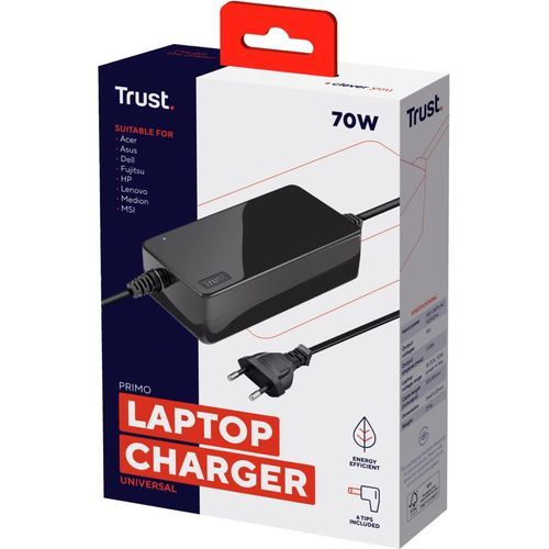 Chargeur universel pour PC portables TRUST Primo 70w - 2