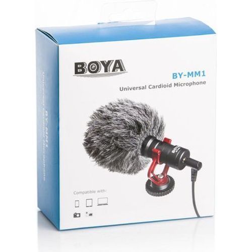 Boya BY-MM1 Meilleur Vidéo Microphone Pour Vlogging , Livestream ,Smartphone - iPhone