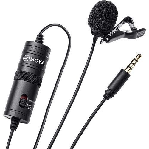 Boya M1 Microphone cravate 3,5 mm pour Smartphones Camera PC - Câble 6 m