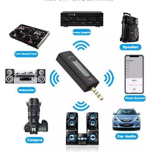 Microphone sans fil K35 compatible avec Smartphone, camera DSLR, ordinateur portable, MacBook, et les appareils jack 3.5. - 2