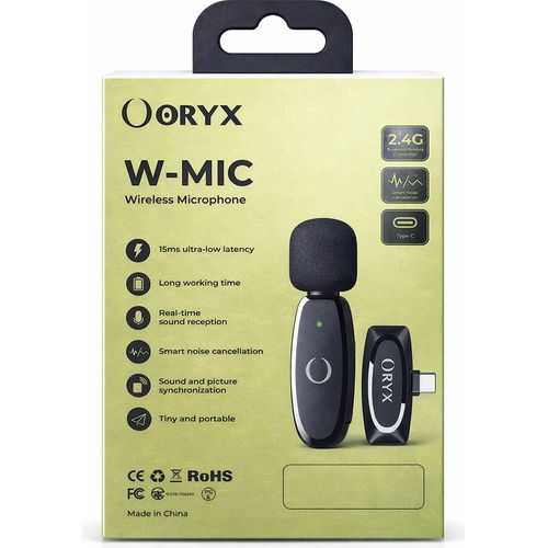 Microphone ORYX W-MIC Sans Fil Type-C - 3