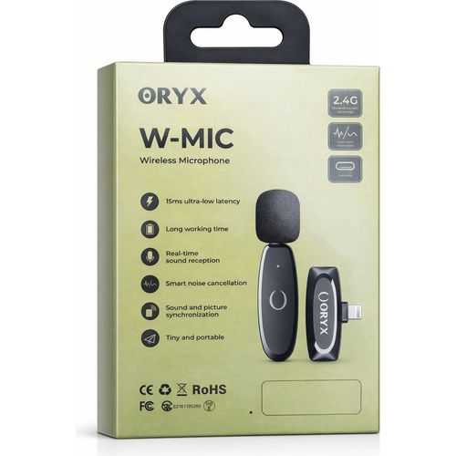 Microphone ORYX W-MIC Wireless iPhone – Micro cravate sans fil  - 3