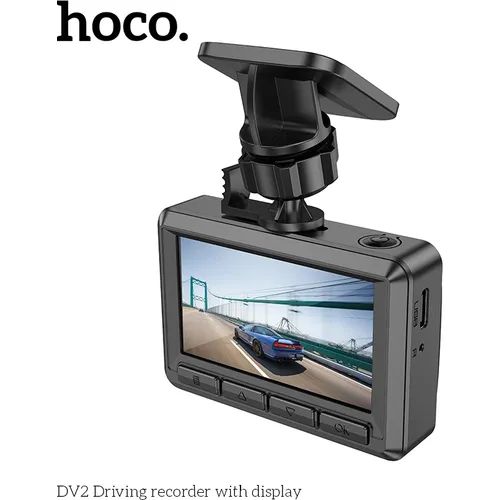 Enregistreur de conduite HOCO DV2 avec écran d'affichage de 2,45 pouces (noir)