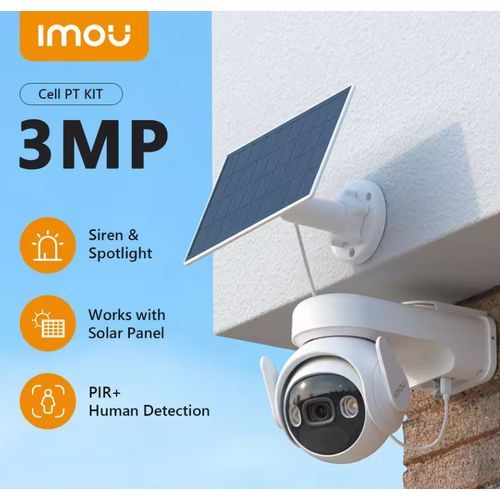 imou Cell PT Caméra 4G Extérieure LTE  Solaire Kit 2K 3MP - 2