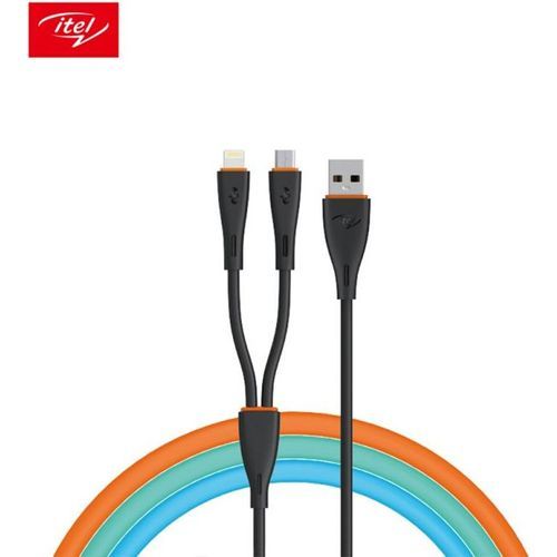 CABLE USB itel ICD-X31 1M 2in1 - 3