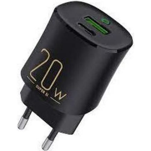 Chargeur Itel ICW-201E Noir 20W charge rapide - 2