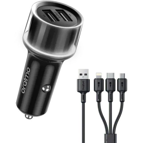 oraimo Highway 15 15.5W Car Charger with 3