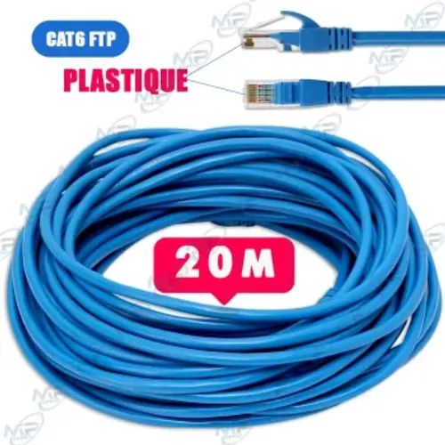 Câble réseau RJ45 20M Cat6 - 2