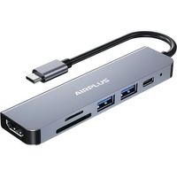 Adaptateur USB-C AirPlus Multiport 6-En-1
