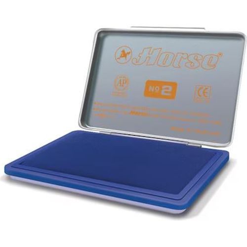 Tampon encreur HORSE n°2 Bleu 7 cm x 11 cm